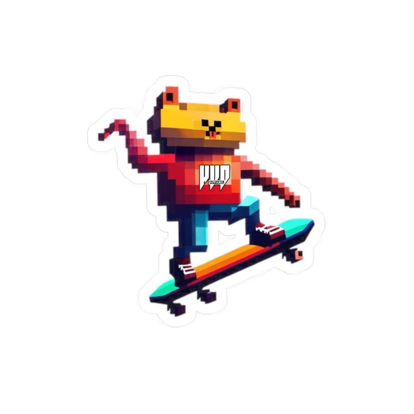 Skate-Cat Decal